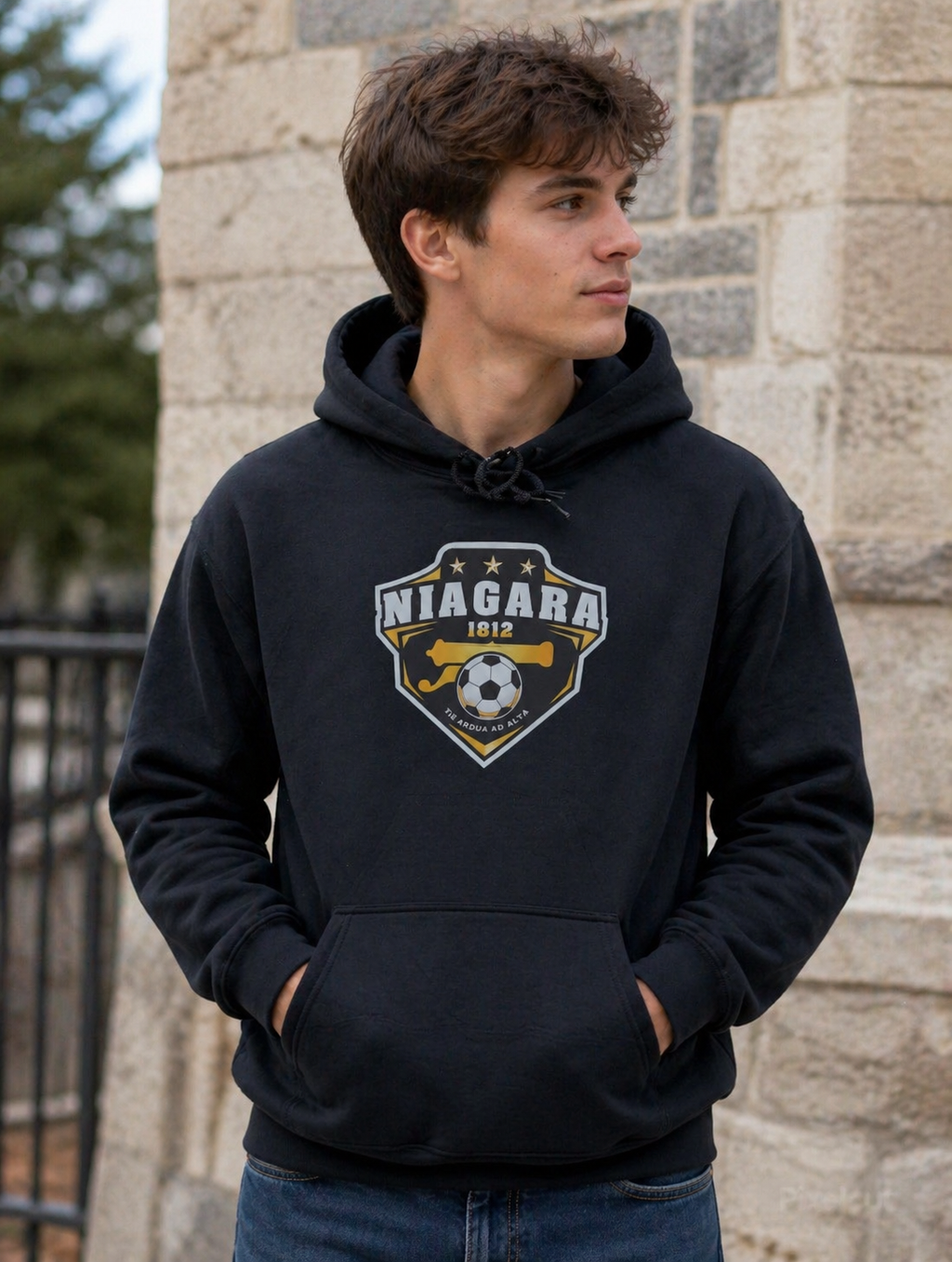 Hoodie with club logo